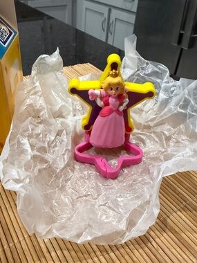 NEW! McDonald’s Super Mario Galaxy Movie Collectible Toy: Princess Peach Figure